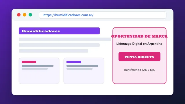 Modelo de aplicación comercial y proyectos digitales para humidificadores.com.ar