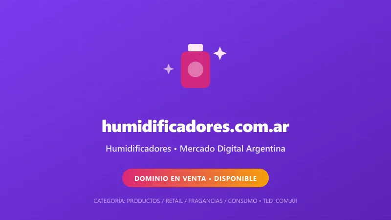 Identidad gráfica y activo digital para Humidificadores en Argentina